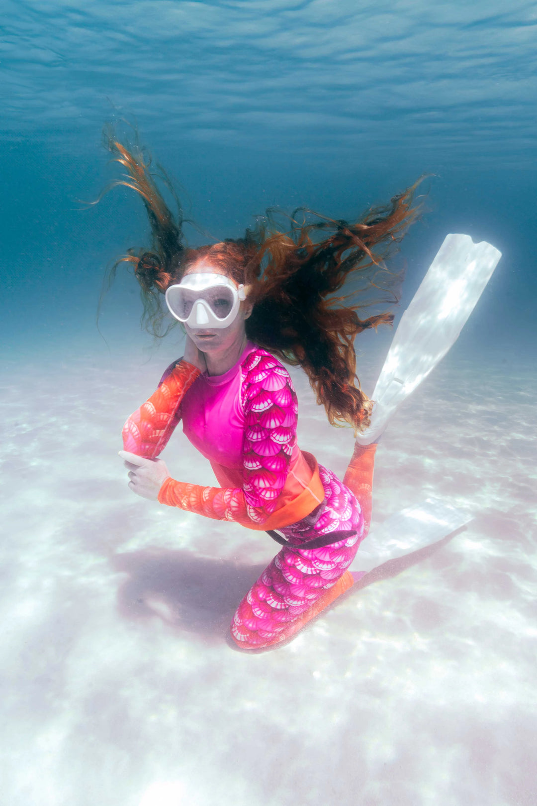 Woman Freediving