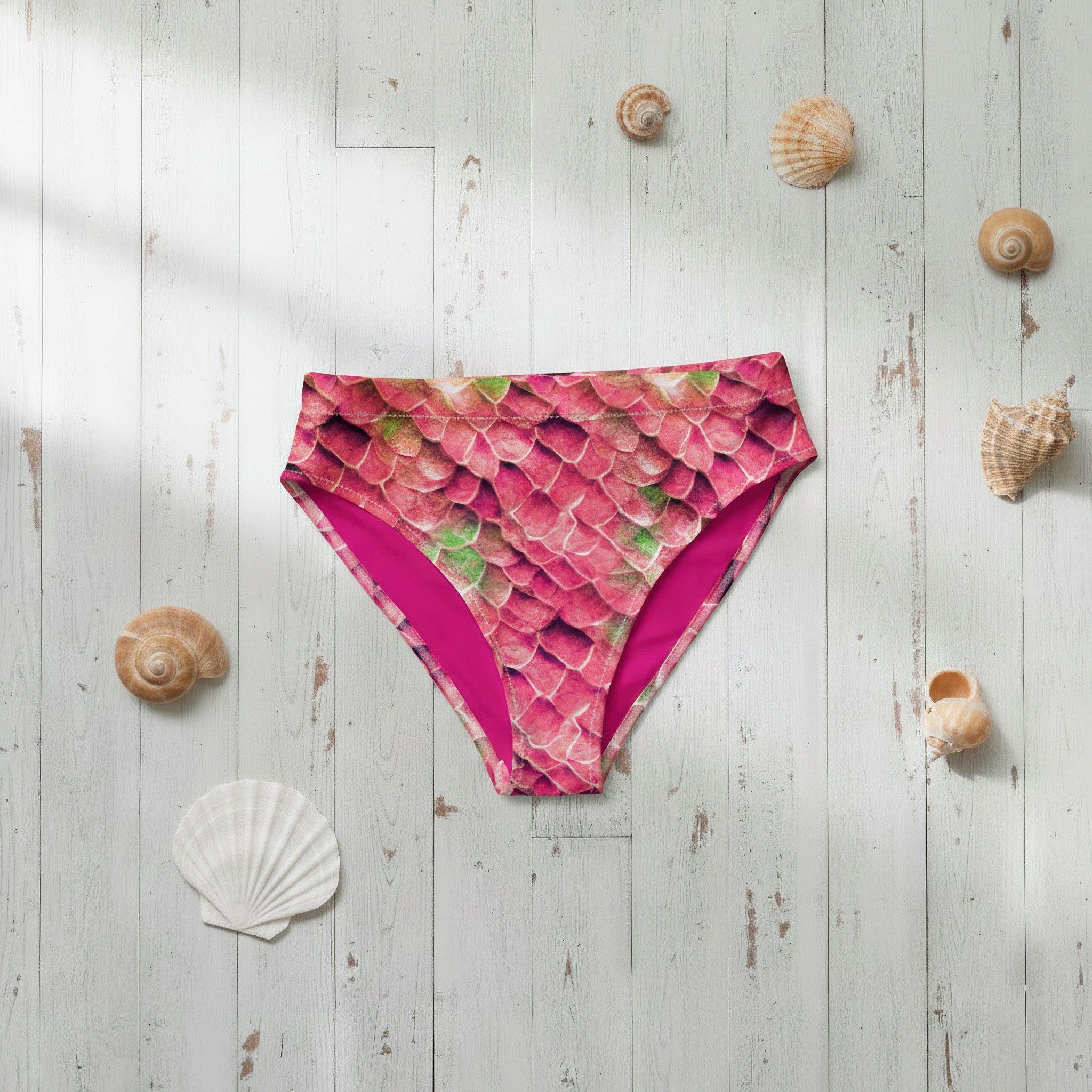 Arcane Pearl High Waist Bikini Bottom | Calypso