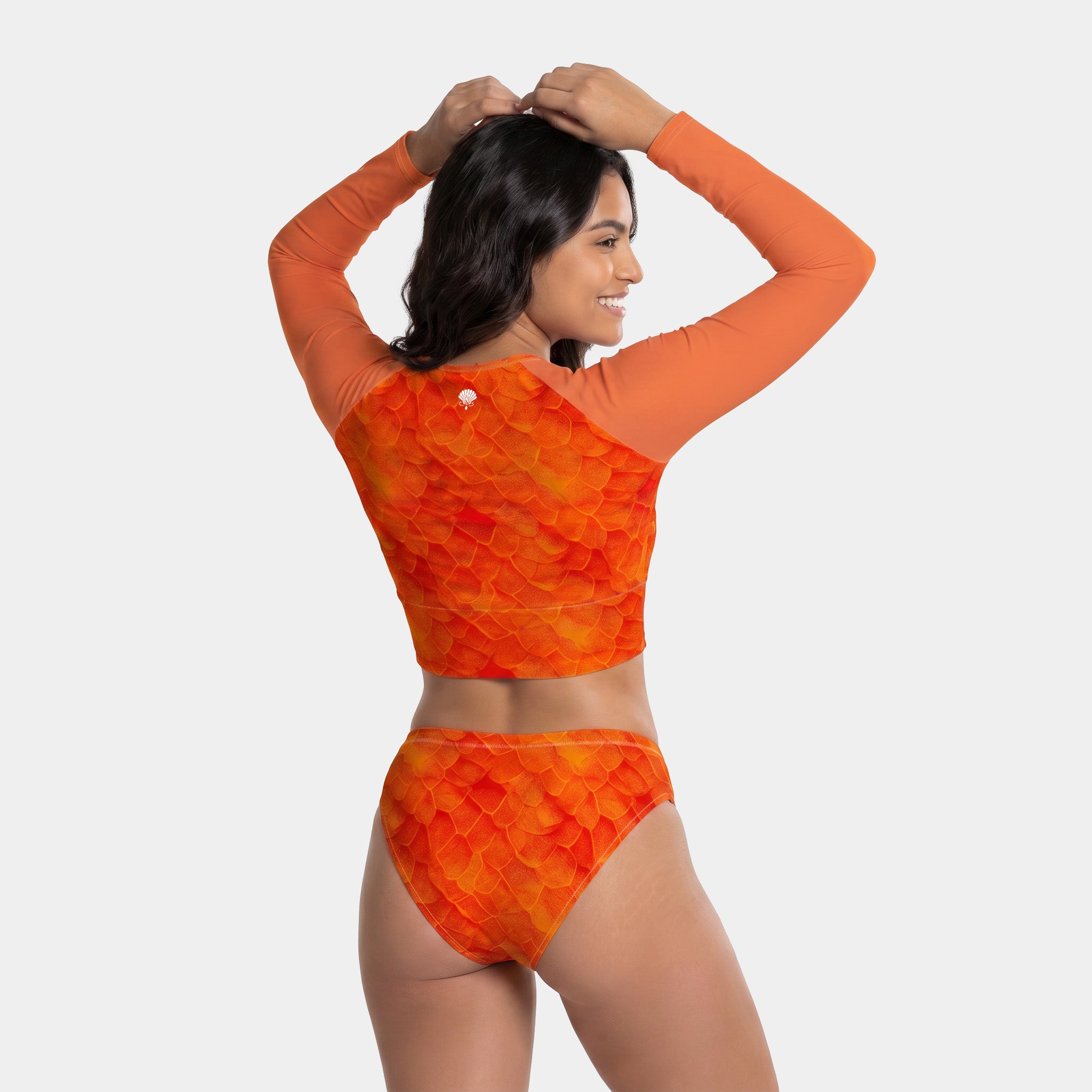 Arcane Pearl High Waist Bikini Bottom | Lana