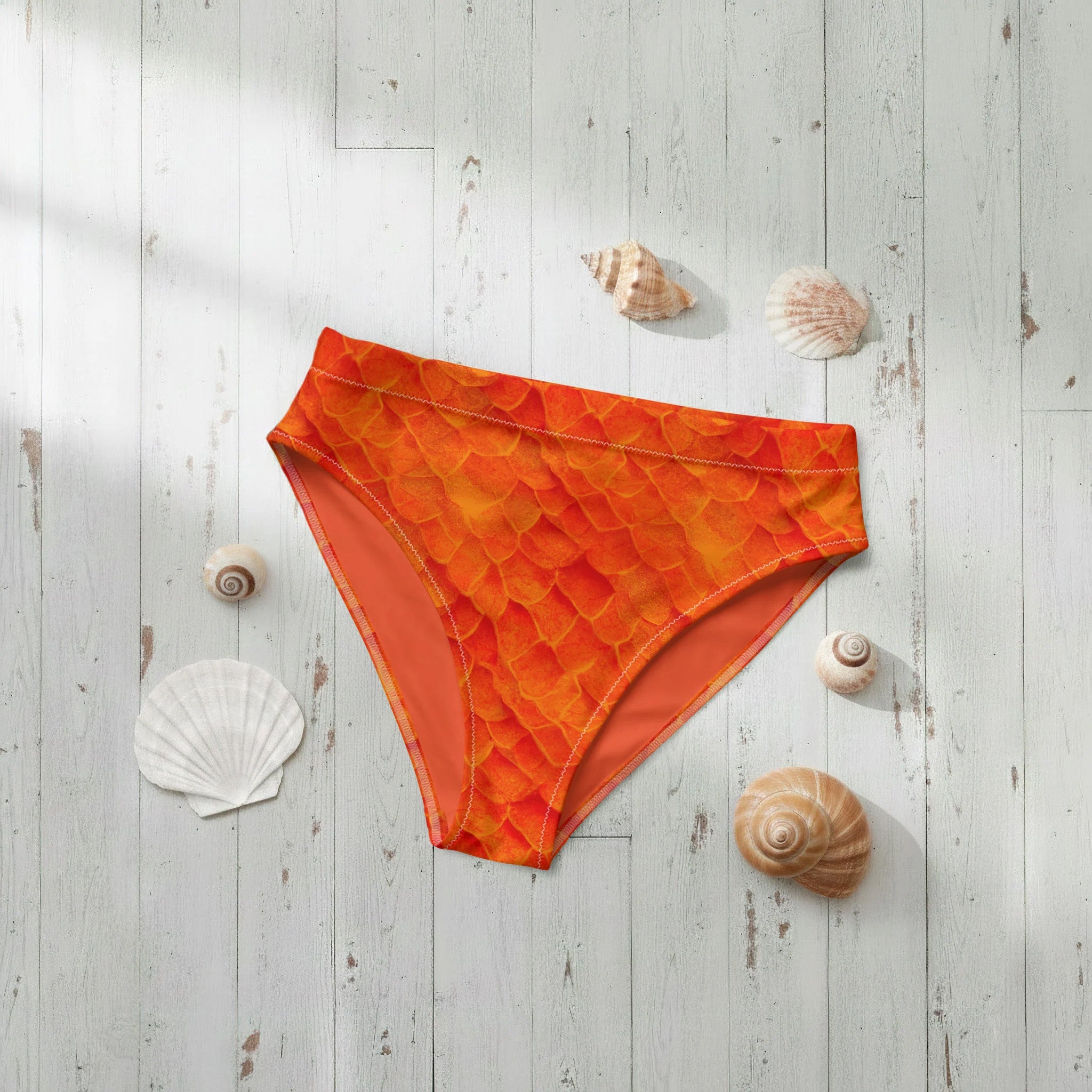 Arcane Pearl High Waist Bikini Bottom | Lana