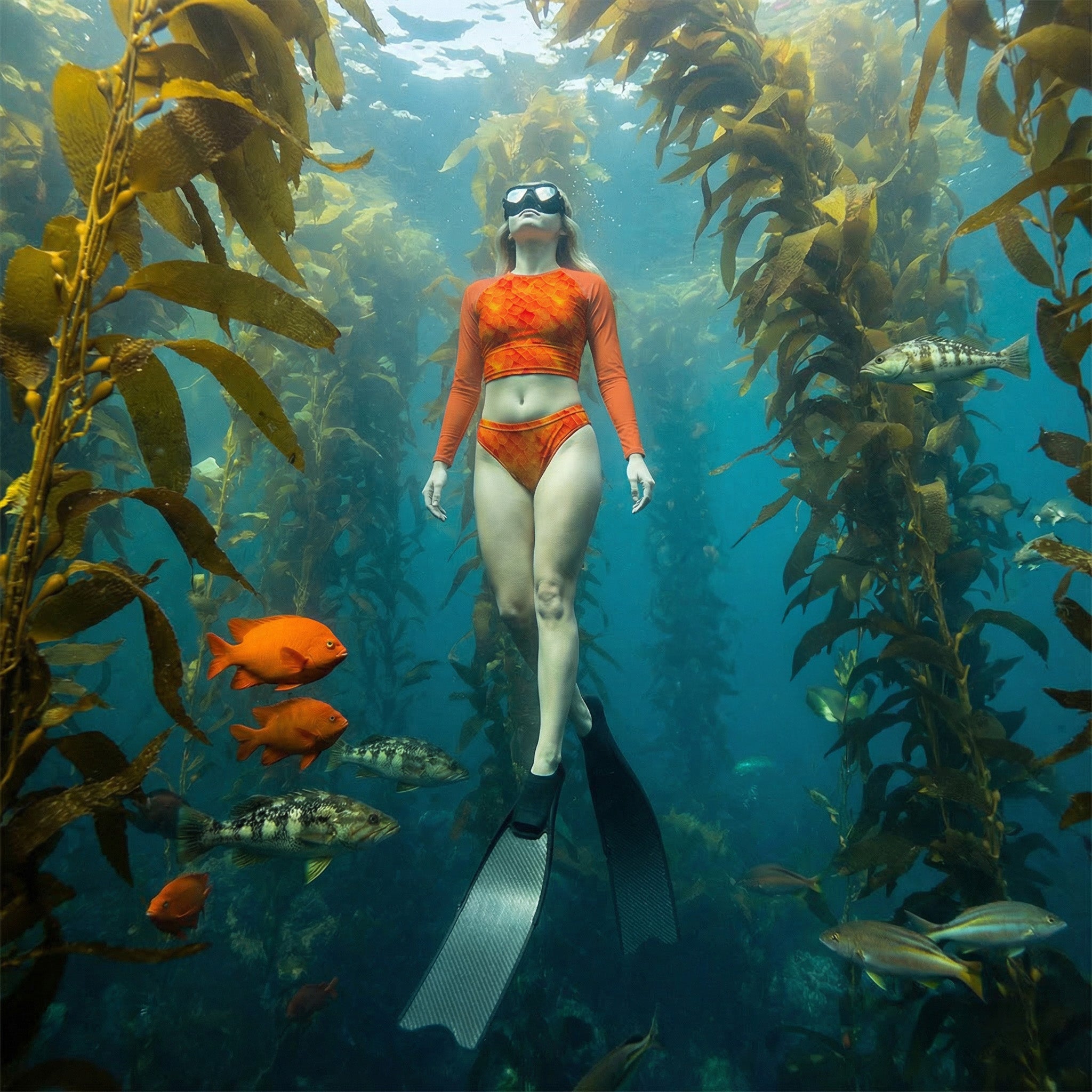 Arcane Pearl High Waist Bikini Bottom | Lana