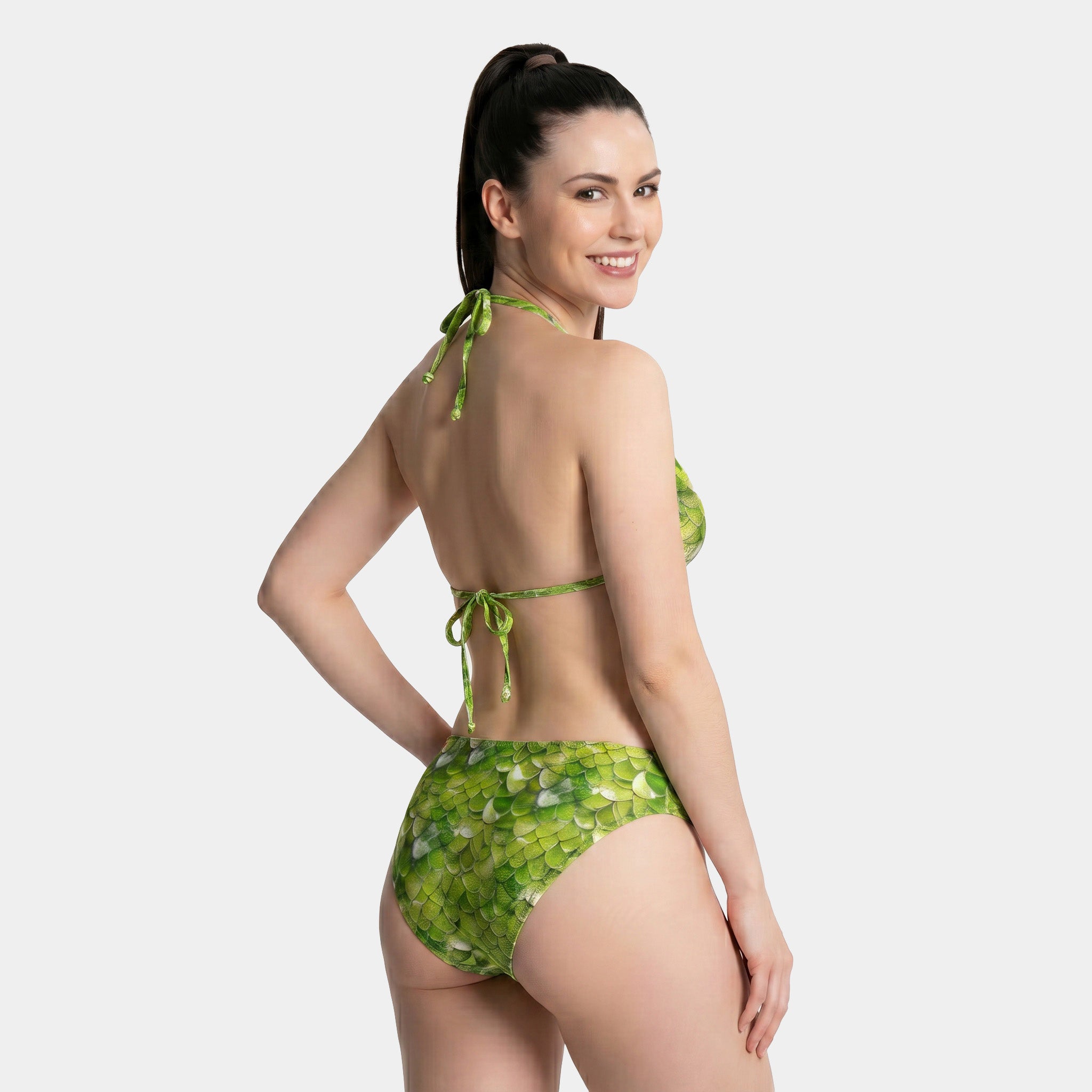 Arcane Pearl High Waist Bikini Bottom | Ondine