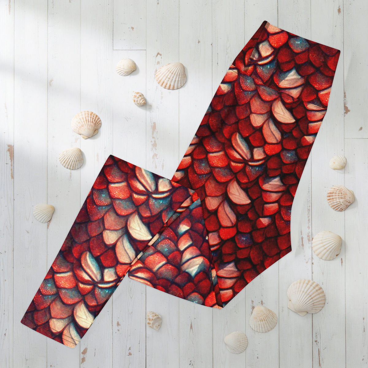 Arcane Pearl High Waist Dive Skin / Swim Leggings | Flora