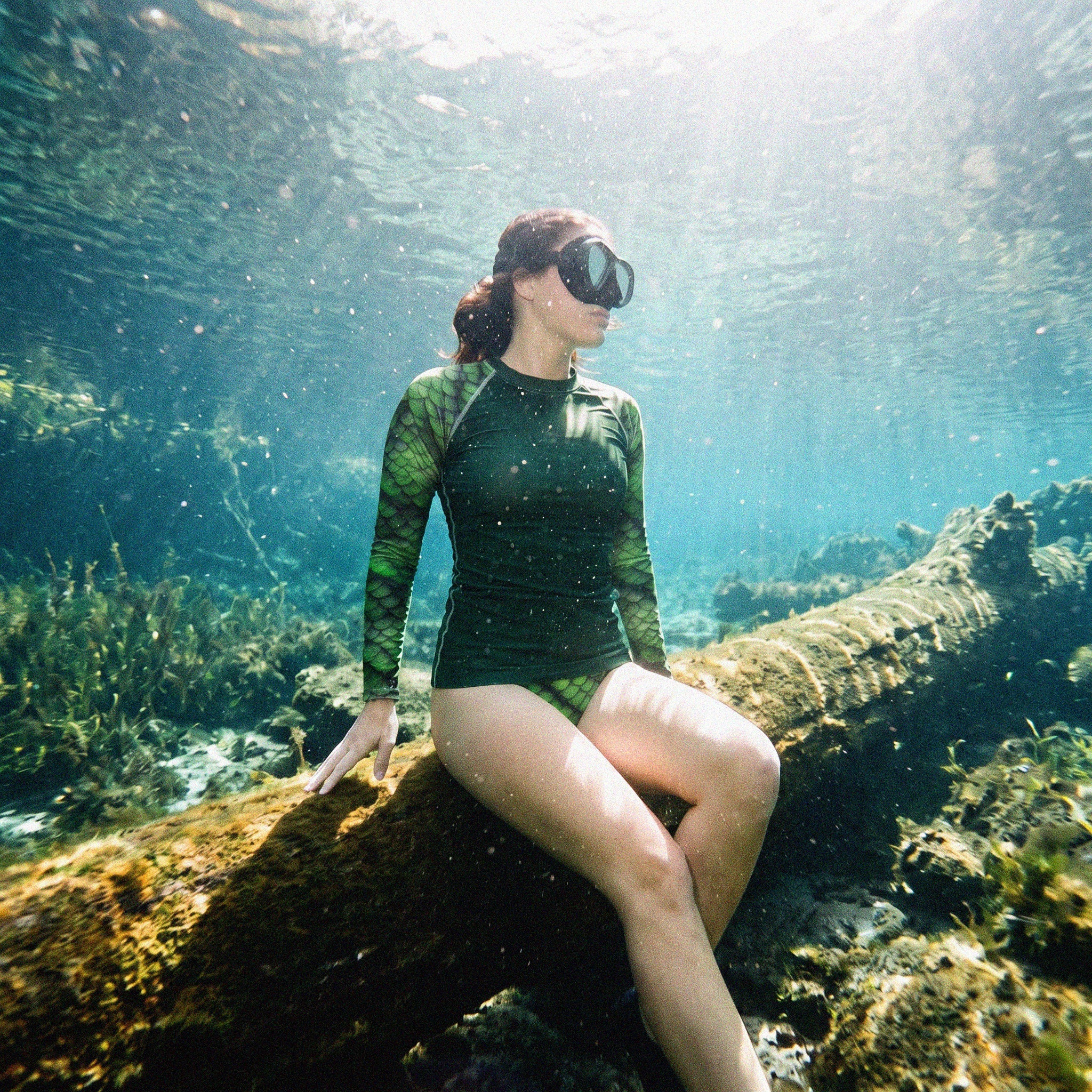 Arcane Pearl Women's Fitted Rashguard | Serena