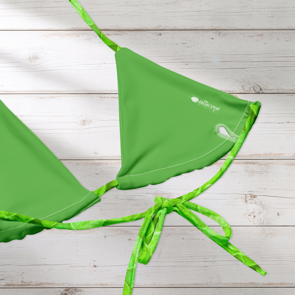 Arcane Pearl String Bikini Top | Lana