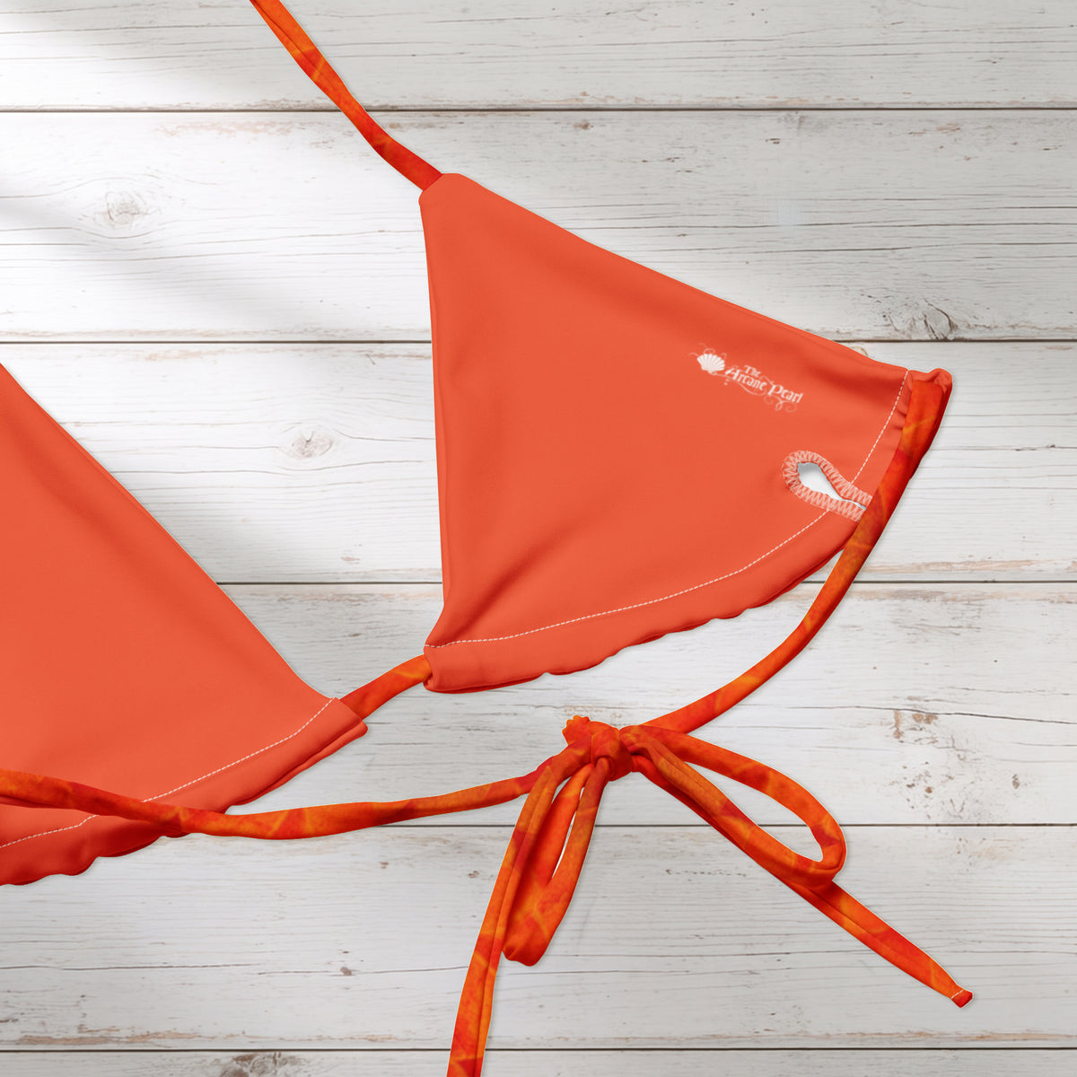 Arcane Pearl String Bikini Top | Lana