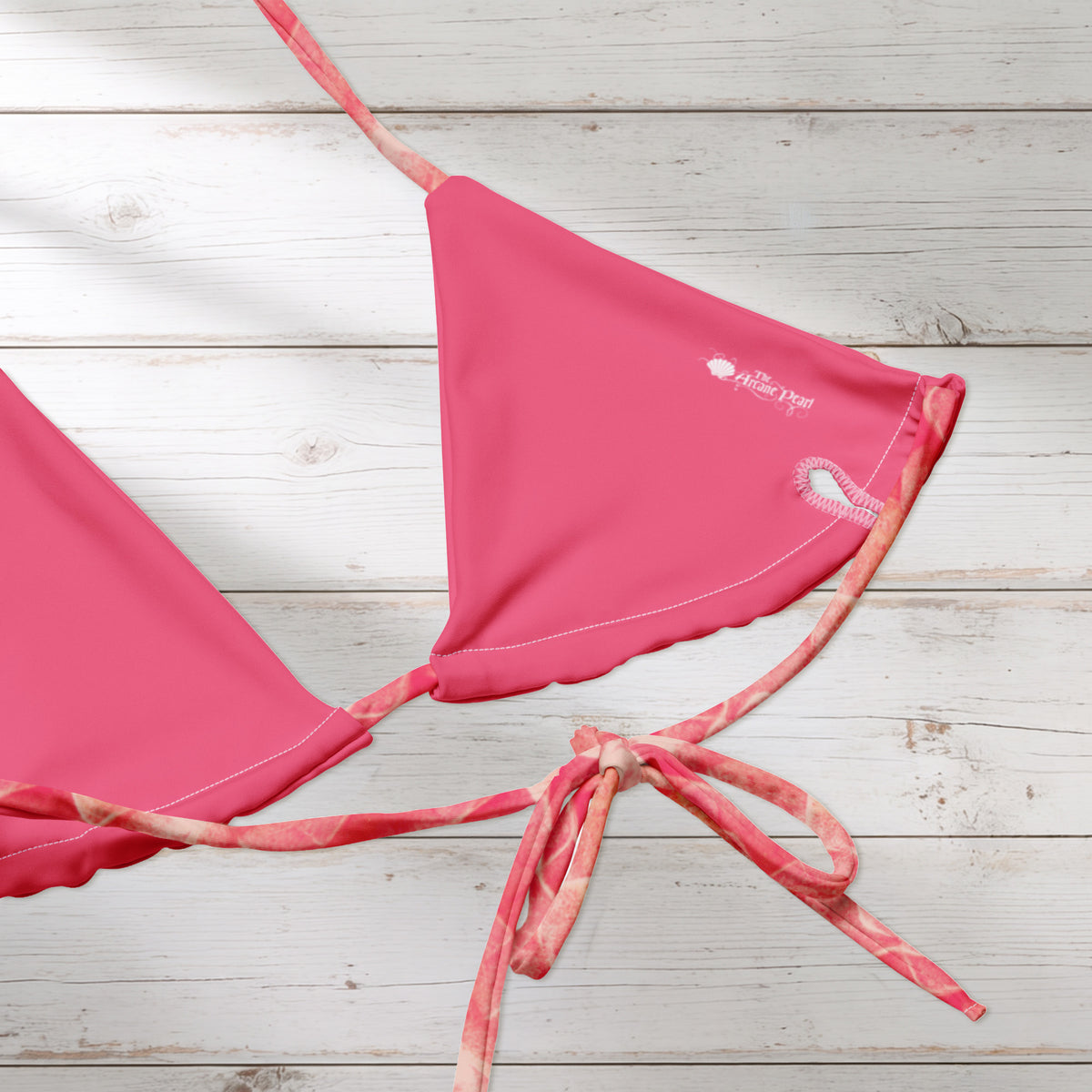 Arcane Pearl String Bikini Top | Lana