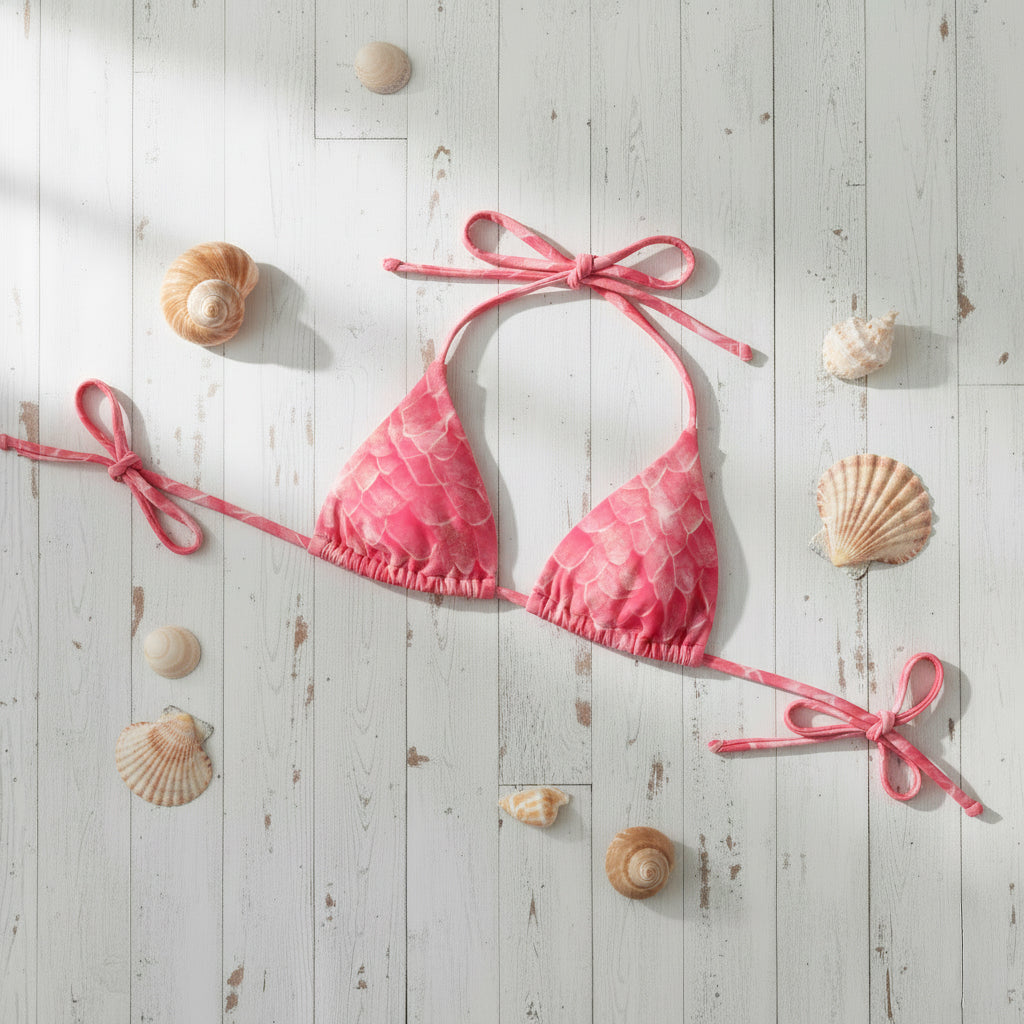 Arcane Pearl String Bikini Top | Lana