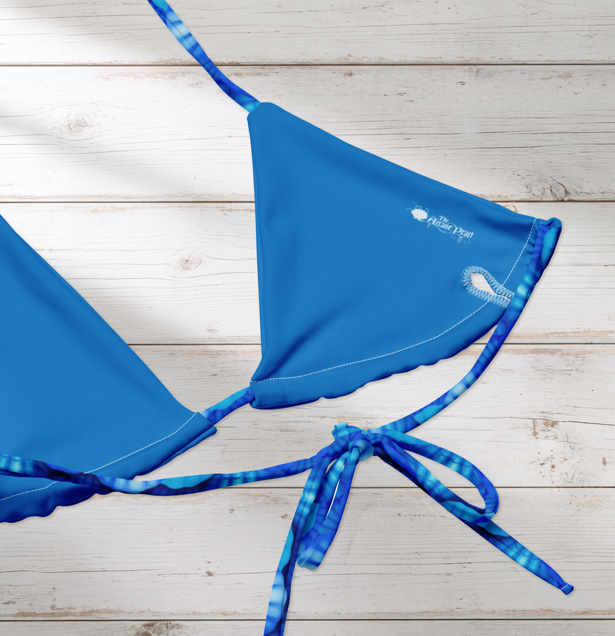 Arcane Pearl String Bikini Top | Seashell