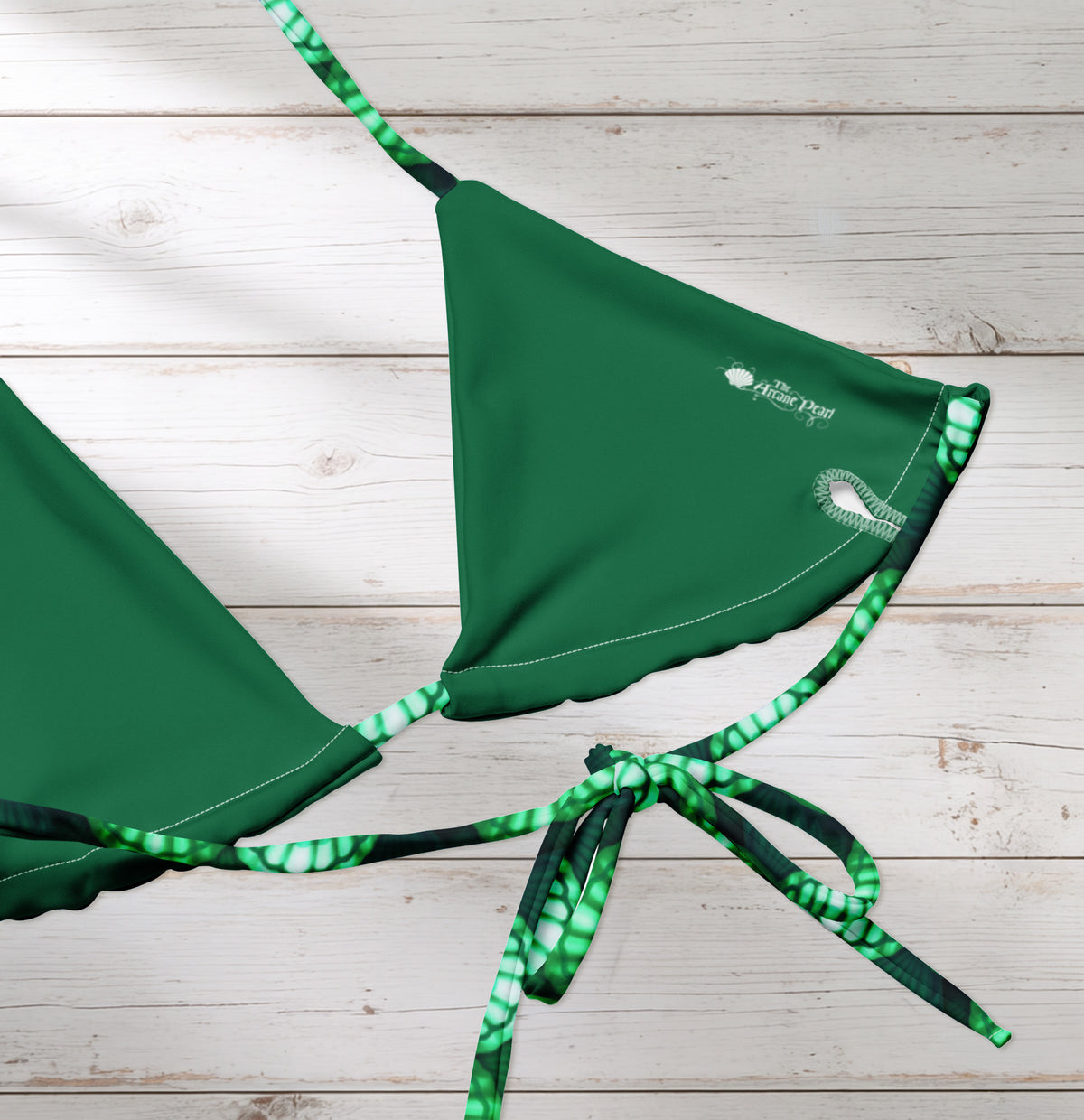 Arcane Pearl String Bikini Top | Seashell