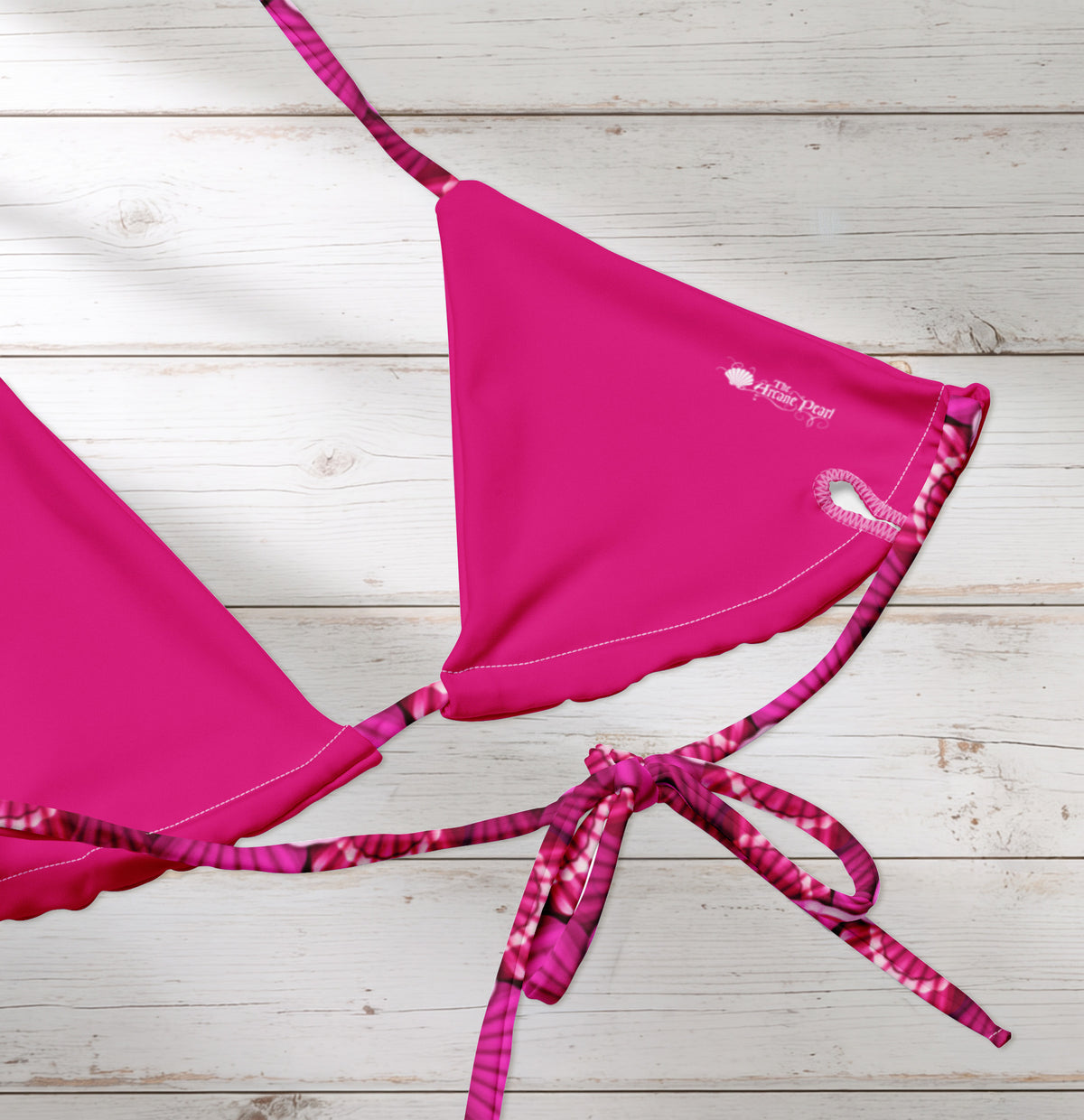 Arcane Pearl String Bikini Top | Seashell