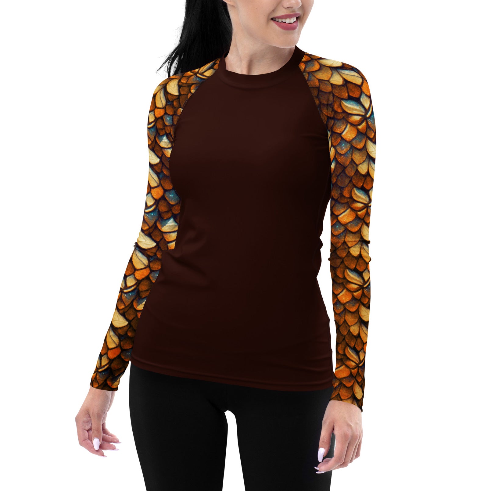 Fitted Rashguard in Gold