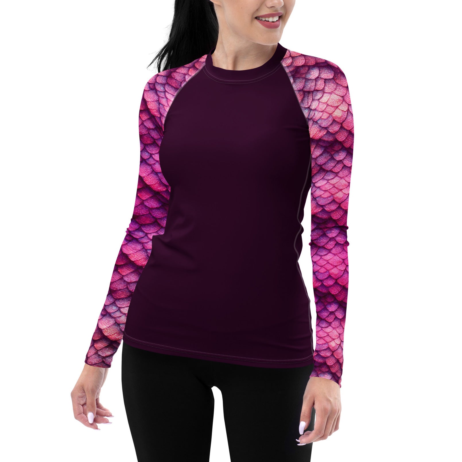 Fitted Rashguard in Magenta