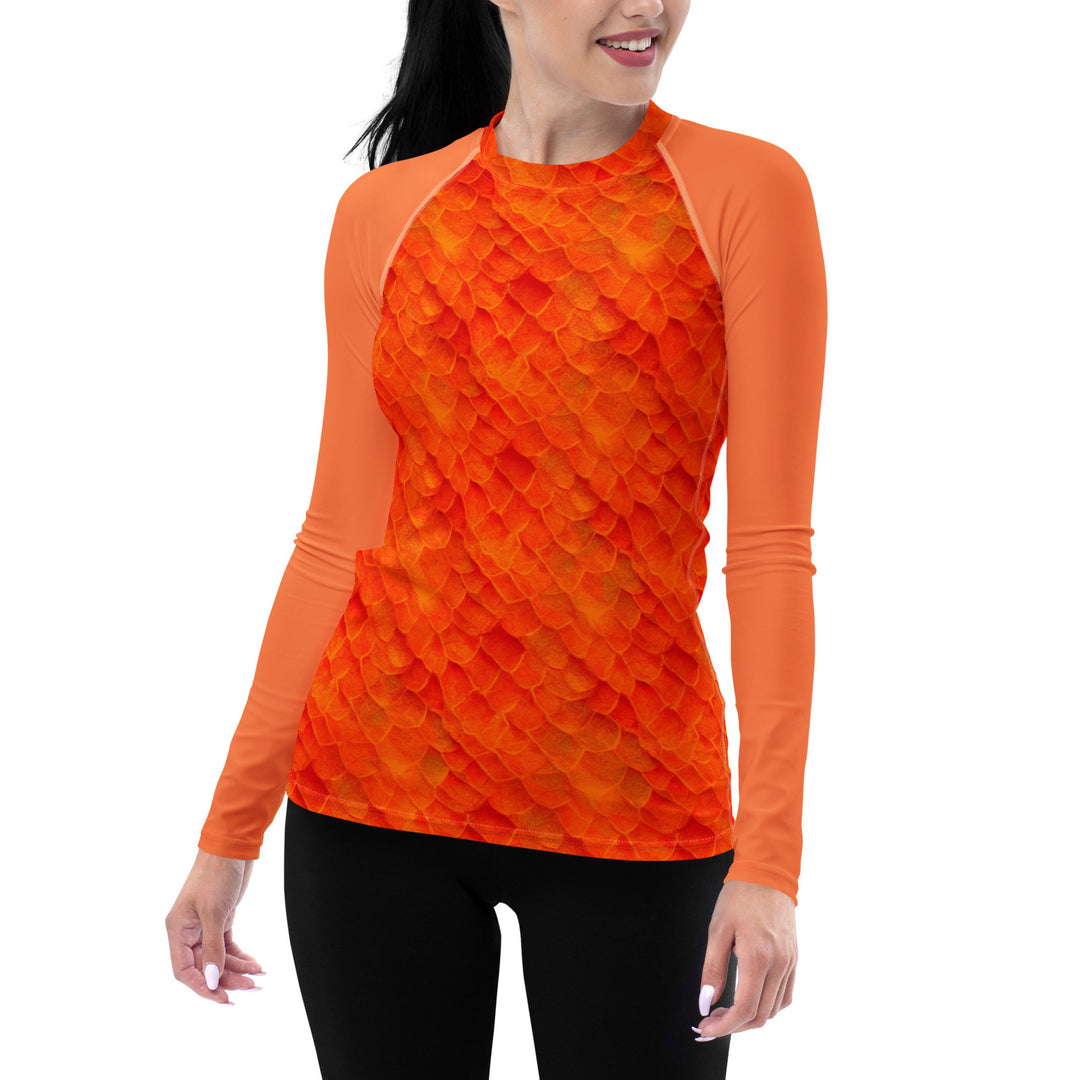Fitted Rashguard in Orange